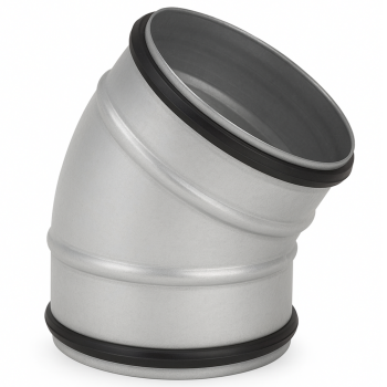 Bogen 30° mit Doppellippendichtung Ø 125 mm