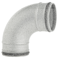 Bogen 90° mit Doppellippendichtung Ø 80 mm 1