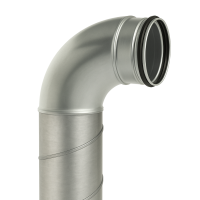 Bogen 90° mit Doppellippendichtung Ø 80 mm 5