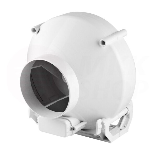 Radial Rohrventilator in weiß Ø 150/160 mm