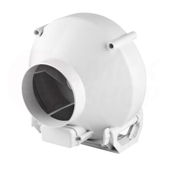 Radial Rohrventilator in weiß Ø 150/160 mm