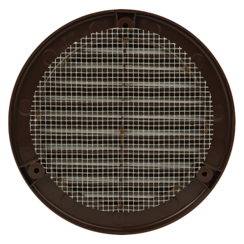 Lüftungsgitter Insektenschutznetz Ø 125 mm braun