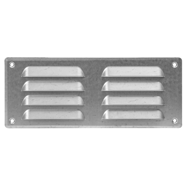 Lüftungsgitter Insektenschutz Stahlblech 255 mm x 100 mm verzinkt