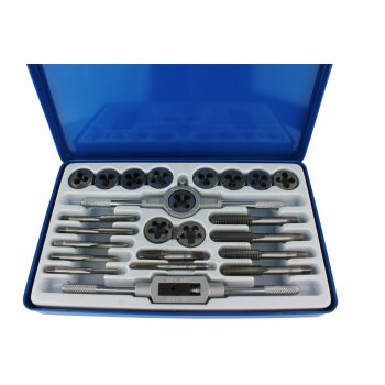 Gewindeschneider Gewindebohrer Schneideinsatz 24 tlg. Set M5-M12  Geschenkidee