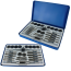Gewindeschneider Gewindebohrer Schneideinsatz 24 tlg. Set M5-M12  Geschenkidee