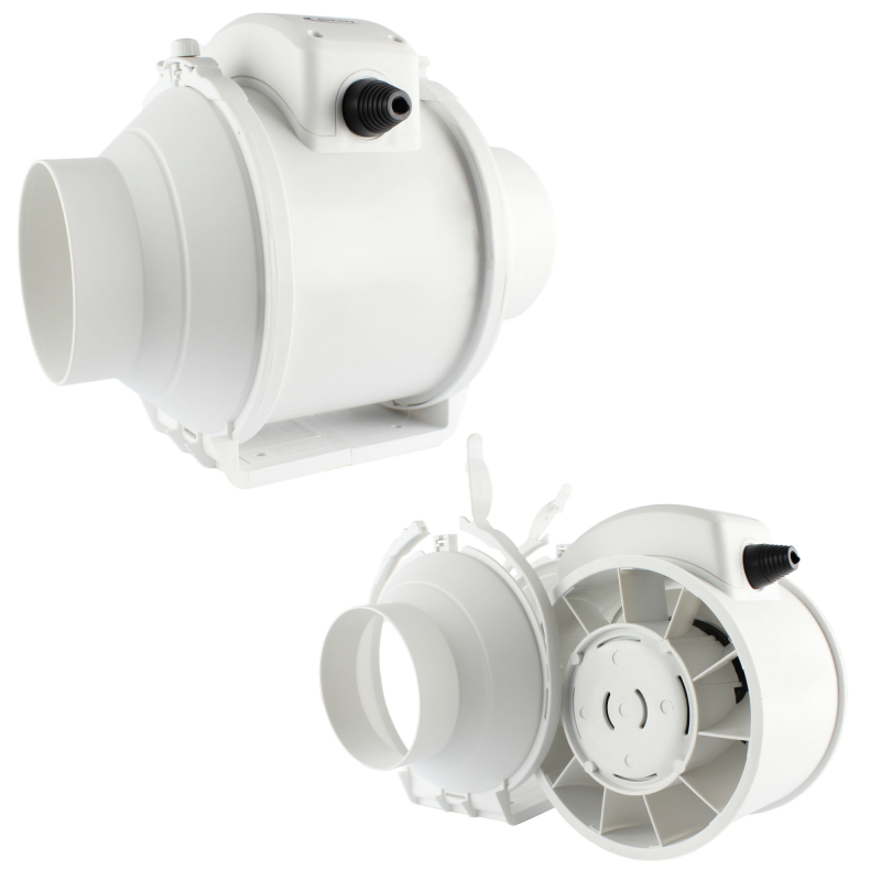 Ventilator Axial Rohrventilator 450 mm 5400 m³/h Gitter Abluft Zuluft  Gebläse - Fraten