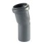 HT Bogen 15° PP grau DN 50
