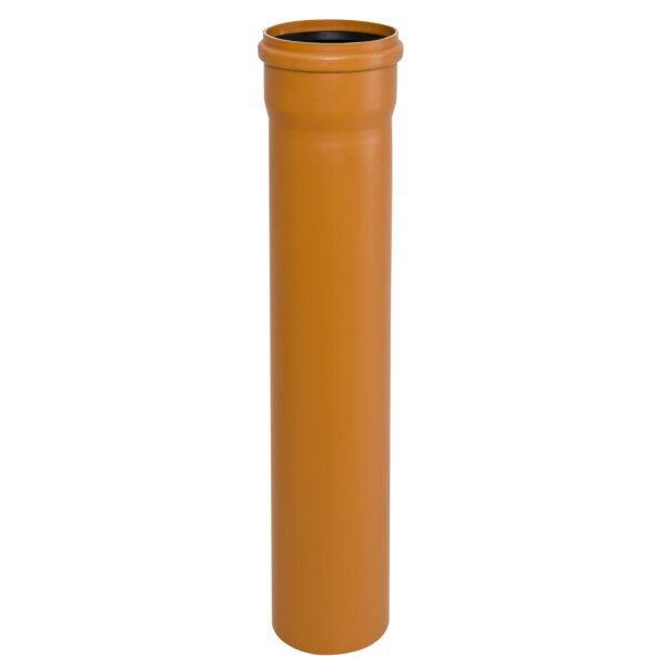 KG-Rohr DN 110 160 200  Länge 1 m orange