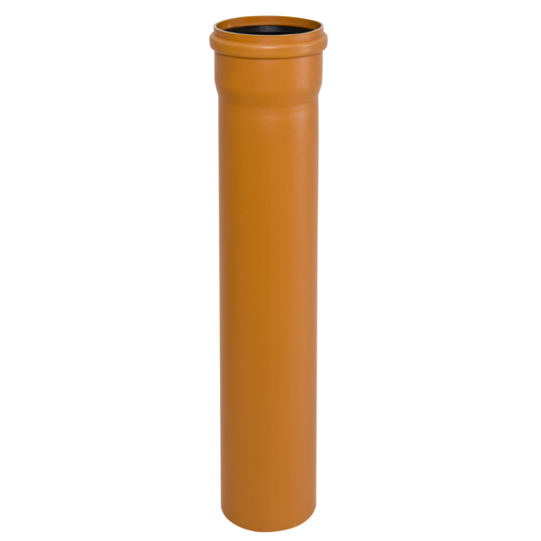 KG-Rohr DN 110 160 200  L&auml;nge 1 m orange