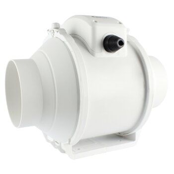 Rohrventilator Rohrl&uuml;fter Turbo Ventilator Kanall&uuml;fter Abl&uuml;fter Gebl&auml;se 3-stufig &Oslash; 125 mm