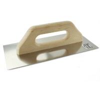 Glättekelle mit Holzgriff