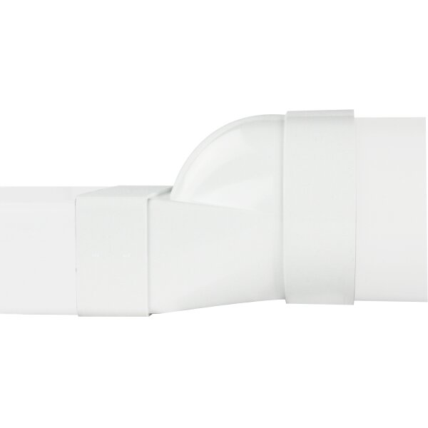 Rohr / Kanalverbinder - 55 x 220 mm Verbinder weiß
