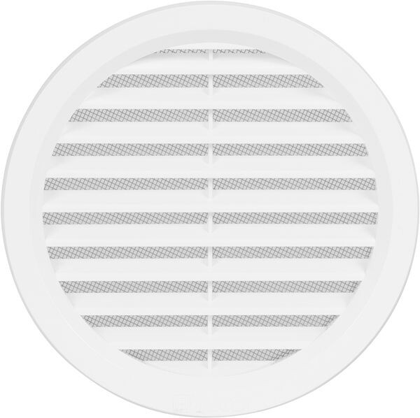 Lüftungsgitter, 4" Rundes ABS-Lüftungsgitter Mit Insektenschutzgitter Fur Kanale Luftungsgitter Mit Schutzgitter O100 Mm 65090030