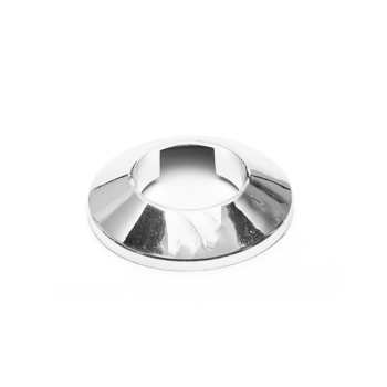 Abdeckrosette Kunststoff verchromt Ø 22 mm