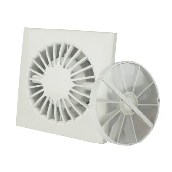 Badventilator Ø100 mm weiß leise 4,4 Watt