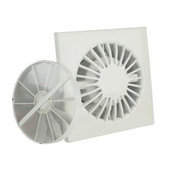 Kleinraumventilator OMEGA weiß Ø 100 mm Turbo