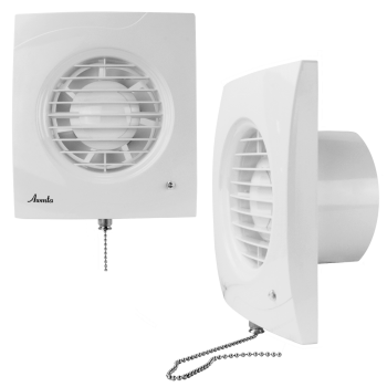 Badlüfter Lüfter Wandlüfter Ventilator WC Bad Küche leise Ø 100 mm