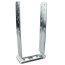 Direktabhänger Holzlattung Deckenabhänger U-Abhänger CD-Deckenprofil Holzlatten 450 mm 50 Stück
