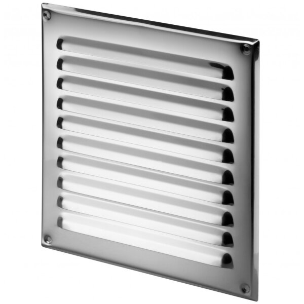 Metall Lüftungsgitter verschiedene Größen und Ausführungen 165 x 240 mm Edelstahl