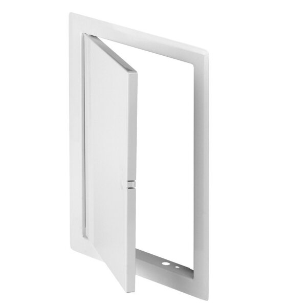 Revisionsklappe Wartungstür aus Metall in weiß 150 x 200 mm