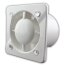 Raumlüfter Ø 100 mm weiß leistungsstark 13 Watt Timer/Nachlauf mit Rückstauklappe