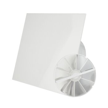 Wandlüfter Ø 100 mm weiß kraftvoll 7...
