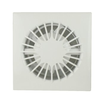 Badventilator Ø100 mm weiß leise 5 Watt   Standard mit Rückstauklappe