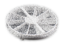 Badventilator Ø100 mm weiß leise 5 Watt   Zugsc