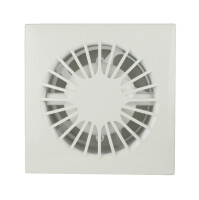 Badventilator Ø100 mm weiß leise 5 Watt   Zugsc