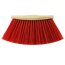 Terrassenbesen 240 mm rot / blau Besenstiel  rot