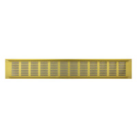Aluminium Lüftungsgitter Heizungsgitter Stegblech gold 