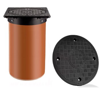 Kontrollschachtsystem DN 315  DN315 - DN160 eckig...