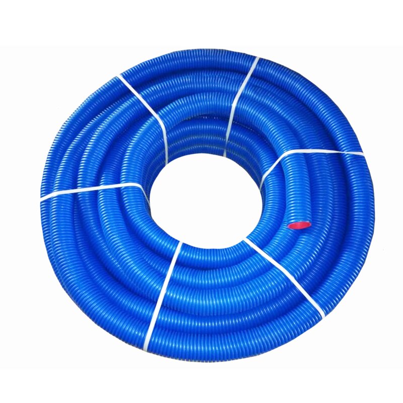 Merk Kunststoff-Flexrohr NW 75mm Blau - 50 Meter Rolle als Lüftungsrohr 