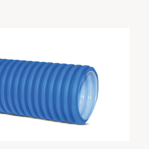 Lüftungsschlauch Luftverteiler Kunststoff Flexrohr NW 75 mm blau