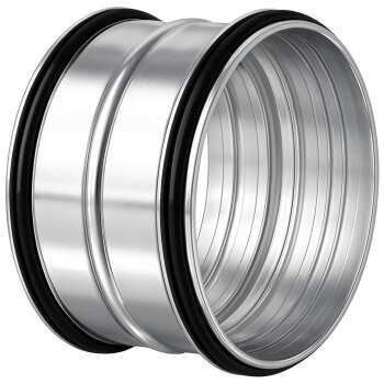 Verbindungstück Doppellippendichtung Aluminium