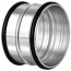 Verbindungsstück mit Doppellippendichtung Aluminium Ø 100 - 150 mm