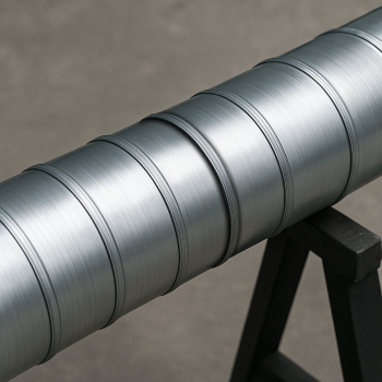 Verbindungsstück mit Doppellippendichtung Aluminium Ø 150