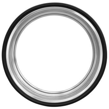 Verbindungsstück mit Doppellippendichtung Aluminium Ø 150