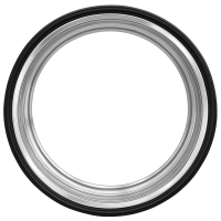 Verbindungsstück mit Doppellippendichtung Aluminium &Os