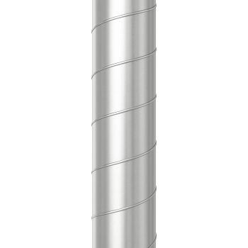 Wickelfalzrohr Aluminium 1m Ø 100