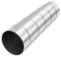 Wickelfalzrohr Aluminium 1m Ø 100 1