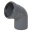 HT Bogen 67,5° PP grau DN40 - 67°