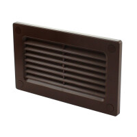 Lüftungsgitter 75 x 150 mm braun