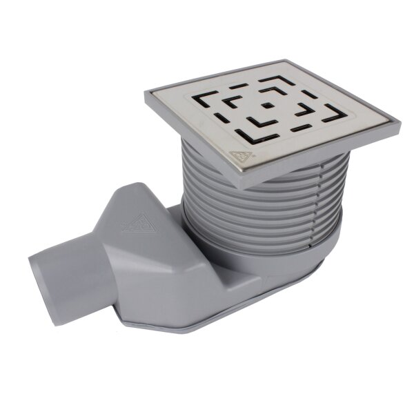 Bodenablauf extra flach Flansch Hydrofolie ohne Flansch