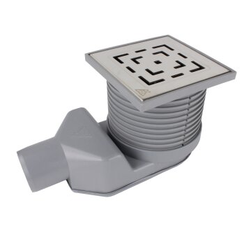 Bodenablauf extra flach Flansch Hydrofolie ohne Flansch