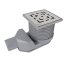 Bodenablauf extra flach Flansch Hydrofolie ohne Flansch