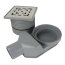 Bodenablauf extra flach Flansch Hydrofolie ohne Flansch