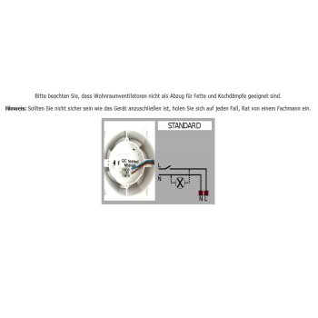 Rohrlüfter  Ø 150 mm Standard