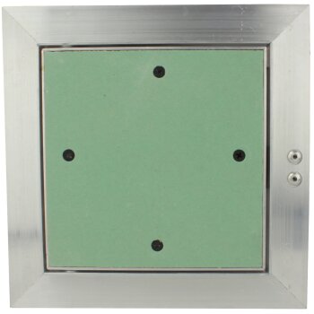 Wartungs-Inspektionsklappe Revisionsklappe mit 12,5 mm GK-Einlage - Aluminium Profil verschiedene Gr&ouml;&szlig;en B-WARE