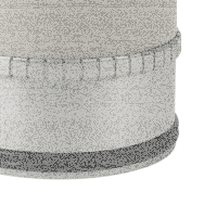 Segeltuchverbinder mit Doppellippendichtung Ø 80 mm 2